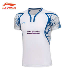 Men Badminton Jersey 6 colors 2016 Li-Ning Olympic Tournament Badminton T-shirt NO CHINA Li Ning AAYL121