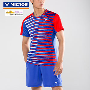 Victor Badminton T-shirt: 2017 World Championships South Korean Men Badminton Jersey,Victor T-75000 O/G