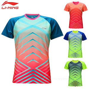 Men Badminton  Jersey: 2018 Li Ning Profession Badminton T-shirt,Li-Ning AAYN029