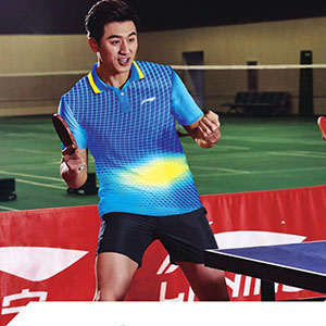 Men Table Tennis T-shirts Li-Ning Ping pong Team Jerseys Li-ning APLM235