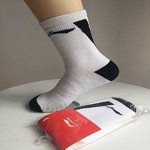 Li Ning Socks National Team Towel Socks Thick Non-slip Absorbent Sweat Cushioning Lining CP