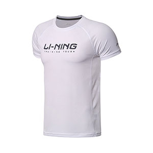 Li-ning Training Shirt 2018 Men Quick-drying Round Neck Short-sleeved T-shirt Li Ning ATSN243