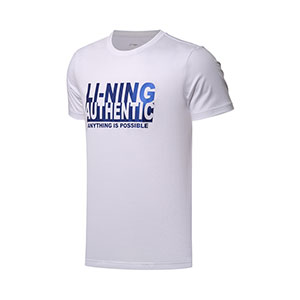 Li-ning 2018 Men Sports Life Round Neck Short-sleeved T-shirt Li Ning AHSN317