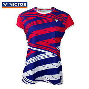 Victor Badminton Jersey 2018 South Korea Women Badminton Tournament T-shirt Victor T-81000 Q/M