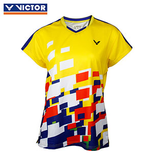 Victor Badminton Jersey 2018 Malaysia Women Badminton Tournament T-shirt Victor T-81003 O/E