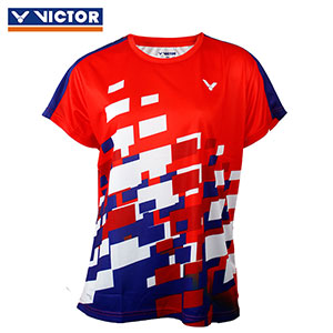 Victor Badminton Jersey 2018 Malaysia TD Women Badminton T-shirt Victor T-81005 O/E
