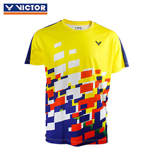 Victor Badminton Jersey 2018 Malaysia TD Men Badminton T-shirt Victor T-80005 O/E