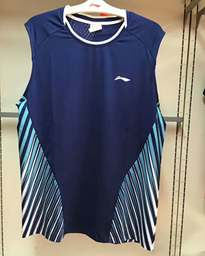 Men Badminton Sleeveless: 2018 Thomas-Uber Cup TD Li-Ning Badminton Jersey,Li-Ning AVSN031