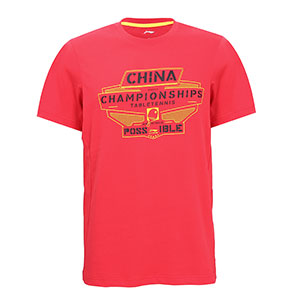 2018 Li-Ning PingPong Training Cultural Shirt Men Table Tennis T-shirt Lining AHSN237