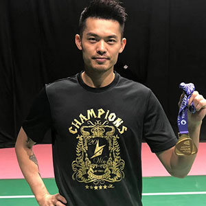 Lin Dan 20 Championship T-shirt 2018 LD Badminton T-shirt Cultural Shirt YONEX LD