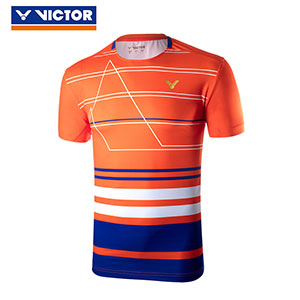 Victor Badminton Jersey July 2018 Malaysia Men Badminton T-shirt Slim Style Victor T-85003 O/F