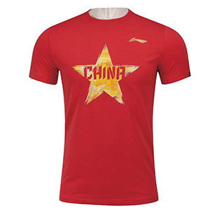 2018 Li-Ning PingPong Training Cultural Shirt Men Table Tennis T-shirt Lining AHSM945