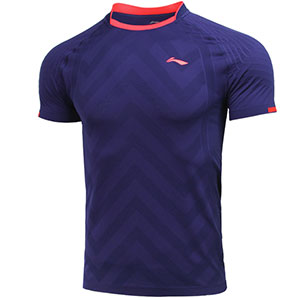 Men Badminton Tshirt: July 2018 Lining Quick Dry Cool Badminton Jersey, Li-ning AAYN343
