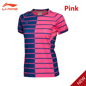 Li-Ning 2016 First half of the international competitions Women Badminton T-shirt Lining AAYL034