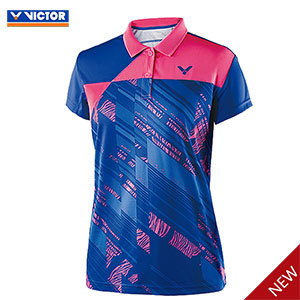 Victor Badminton Jersey 2017 All England South Korea Women Badminton Polo T-shirt Victor S-71002F/M