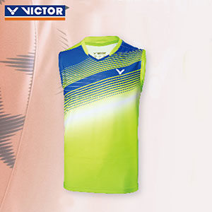 Victor Badminton Sleeveless T-shirt 2017 Malaysia Men Badminton Tournament Jersey Victor T-70004 B/G