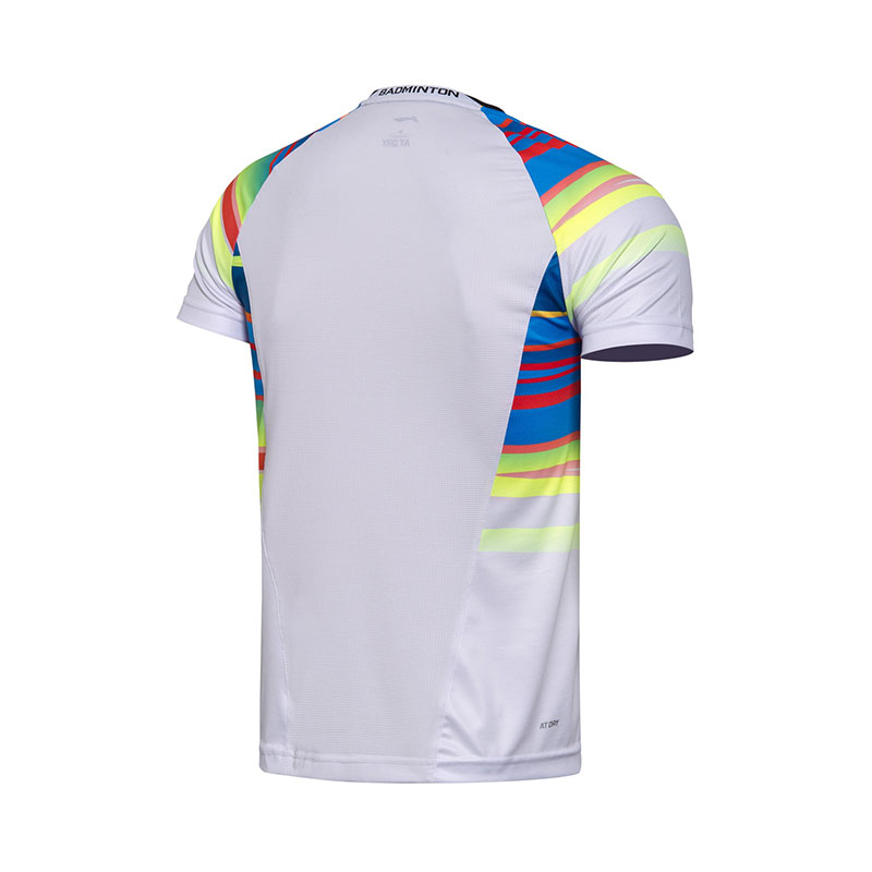 Li-Ning Badminton T-shirt: 2017 TD World Championships CHINA Men Badminton Jersey,Lining AAYM075