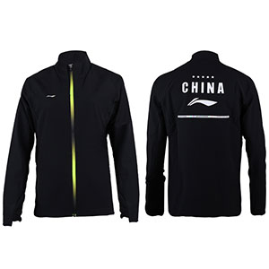 Li-Ning Badminton Jacket: 2018 All England Open CHINA Women Badminton Jacket Receiving Awards,Lining AYYN002