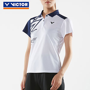 Victor Badminton T-shirt 2018 Women Badminton POLO Tshirt Victor S-81017