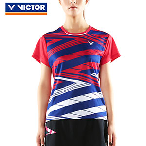 Victor Badminton Jersey 2018 South Korea TD Women Badminton T-shirt Victor T-81002 Q/M