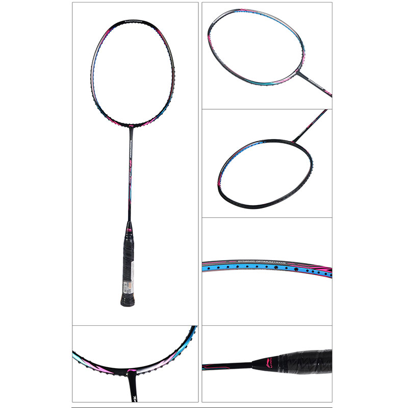 Li Ning Badminton Racket 2018 Turbo Charging 7II TD 9II TD Badminton Racket Full Carbon,Li-ning AYPM318-1 AYPM316-1