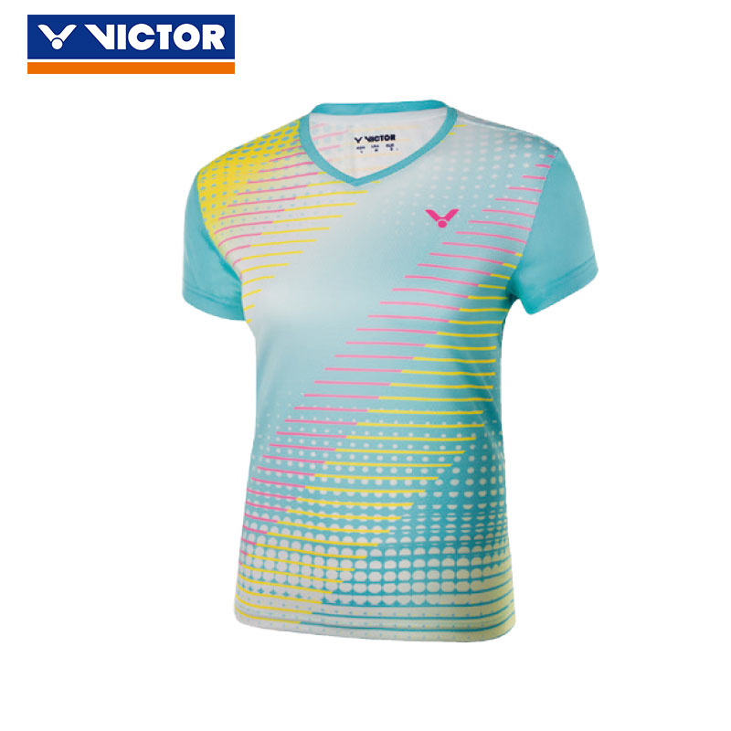 Victor Badminton Jersey 2018 Women Badminton Tournament T-shirt Victor T-81040
