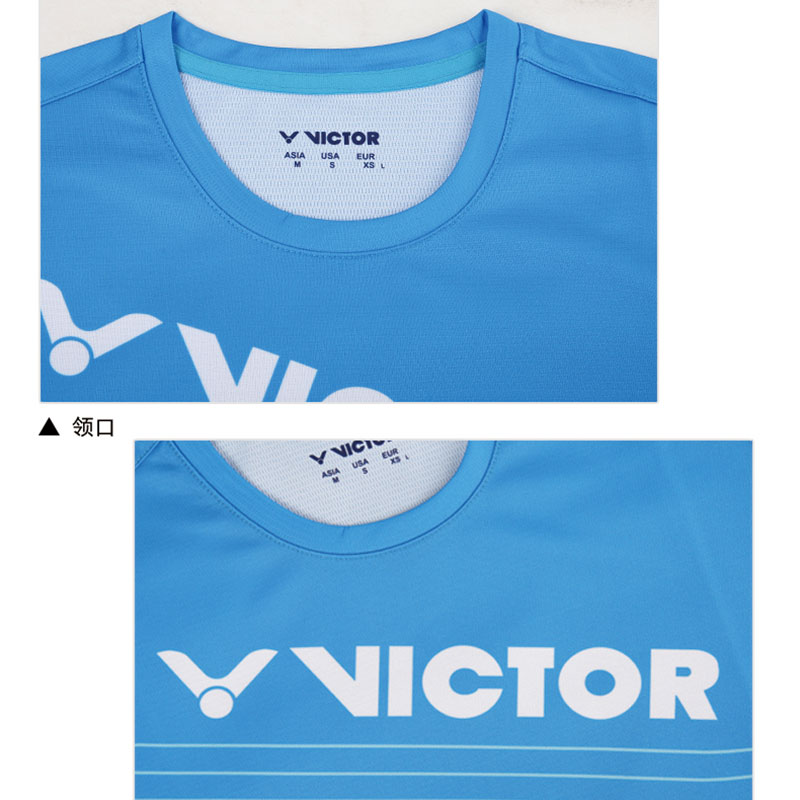 2020 VICTOR Training Badminton T-shirt Women Badminton Jersey VICTOR T-01010
