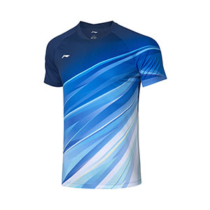 Men Badminton Jersey 2020 Thomas-Uber Cup TD Li-Ning Badminton T-shirt Li ning AAYQ085-1-2-3-4