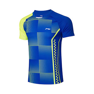 Men Badminton T-shirt 2021 Li-Ning Professional Badminton T-shirt Li ning AAYR197