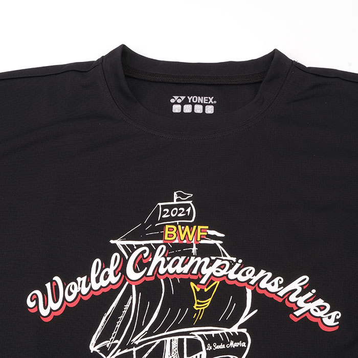 YONEX 2021 World Championship badminton culture shirt Quick drying short sleeve T-shirt YONEX YOB21160EX