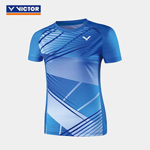 July 2022 VICTOR Indonesia Badminton T-shirt Women Badminton Jerseys VICTOR T-26000TD