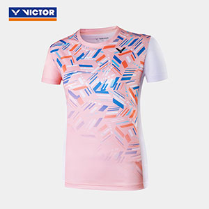 July 2022 VICTOR Signed player Women Badminton T-shirt Badminton Jerseys VICTOR T-26001TD