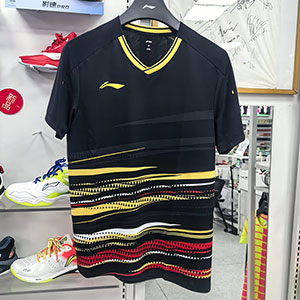 2024 Li-ning Badminton Jersey Men Professional Competition Short Sleeved Li ning AAYT575