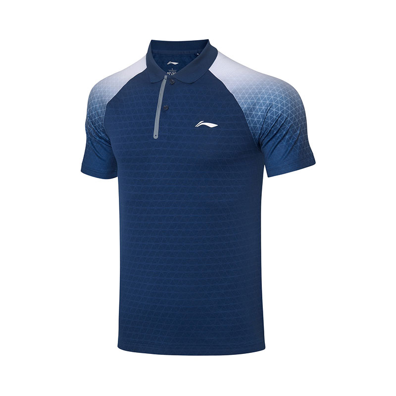Men Badminton Jersey 2020 Li-Ning All England Badminton Polo T-shirt Lining APLQ021-1-2