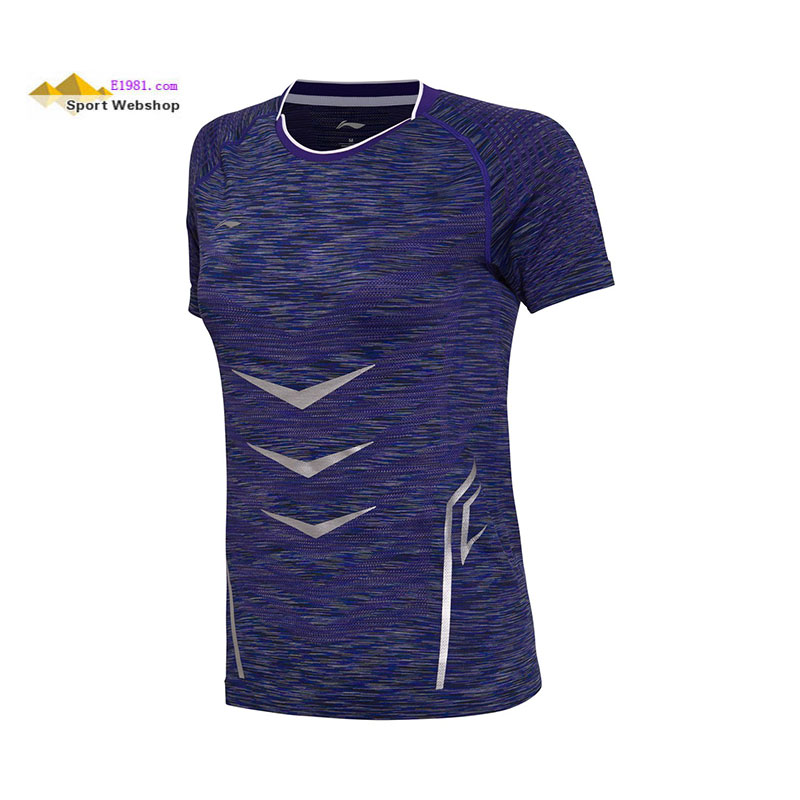 Li-Ning Badminton T-shirt: 2017 China Open Women Tournament Badminton Jersey,Lining AAYM126