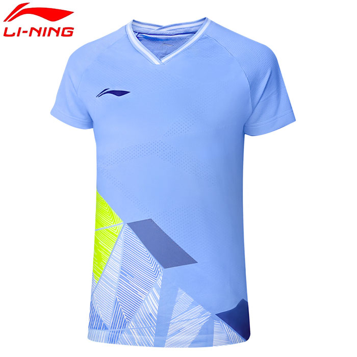 2021 Li-ning Badminton short sleeve jersey Women T-shirt International Edition Contest Li-ning AAYR374