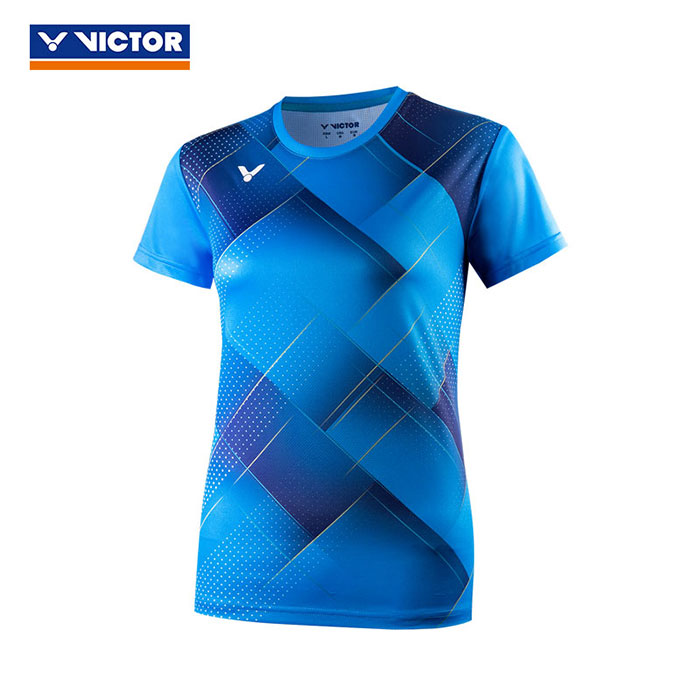 VICTOR Badminton Jersey 2021 Women Indonesia team Round neck Badminton T-shirt VICTOR T-16001TD