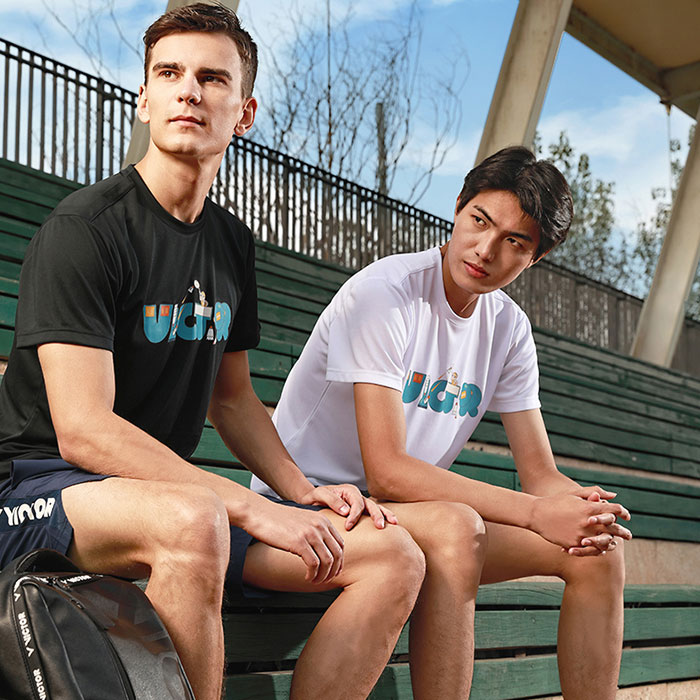 VICTOR Badminton T-shirt 2022 Cartoon badminton culture shirt Badminton T-shirt VICTOR T-20047
