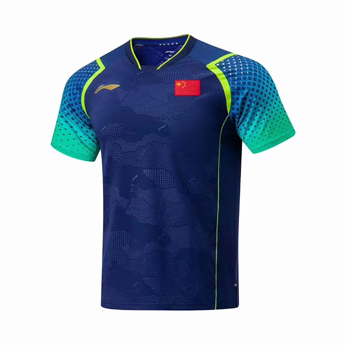 2024 Li Ning Men Ping Pong National Team Jersey Table Tennis T-shirt Li-ning AAYU039